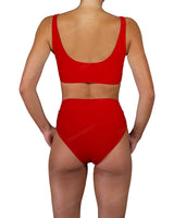 V-Wrap High Waist Bottom