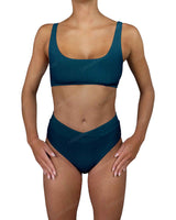 V-Wrap High Waist Bottom