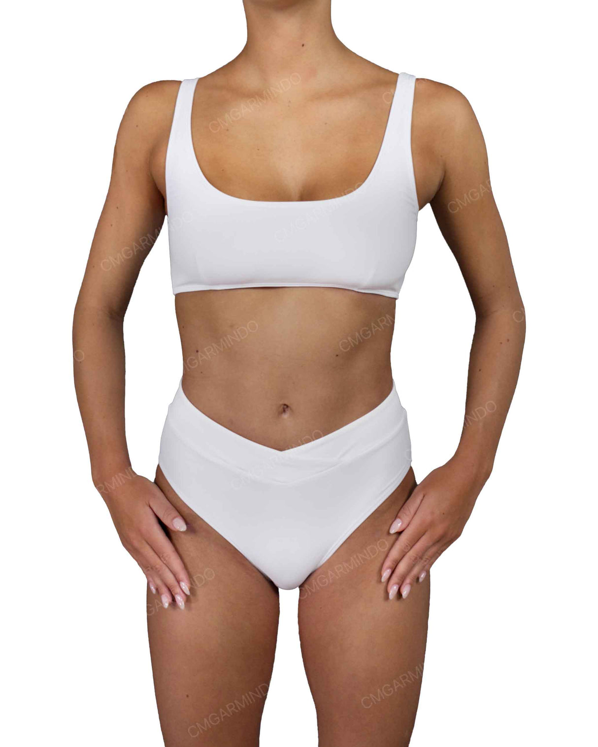 V-Wrap High Waist Bottom