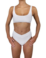V-Wrap High Waist Bottom