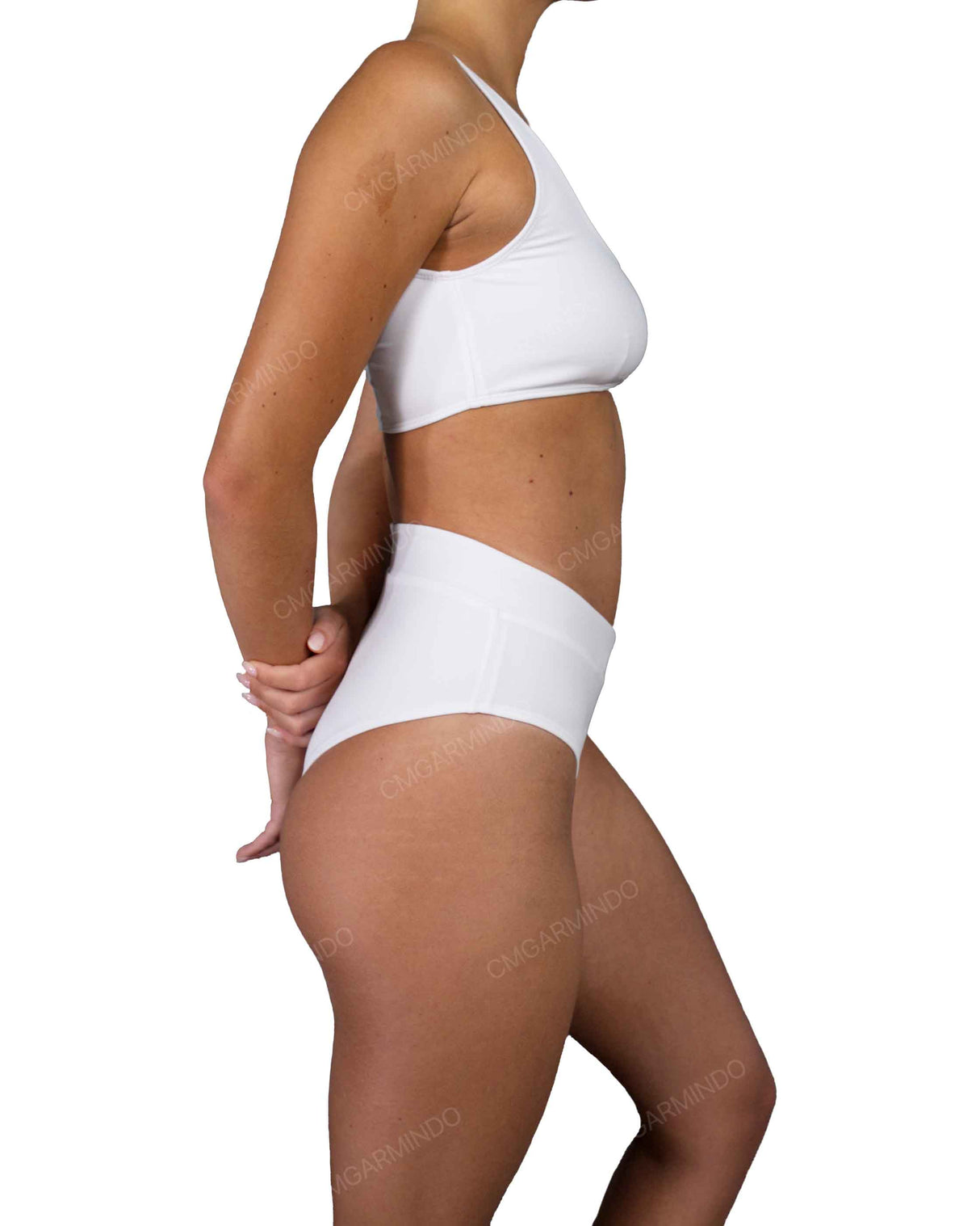 V-Wrap High Waist Bottom