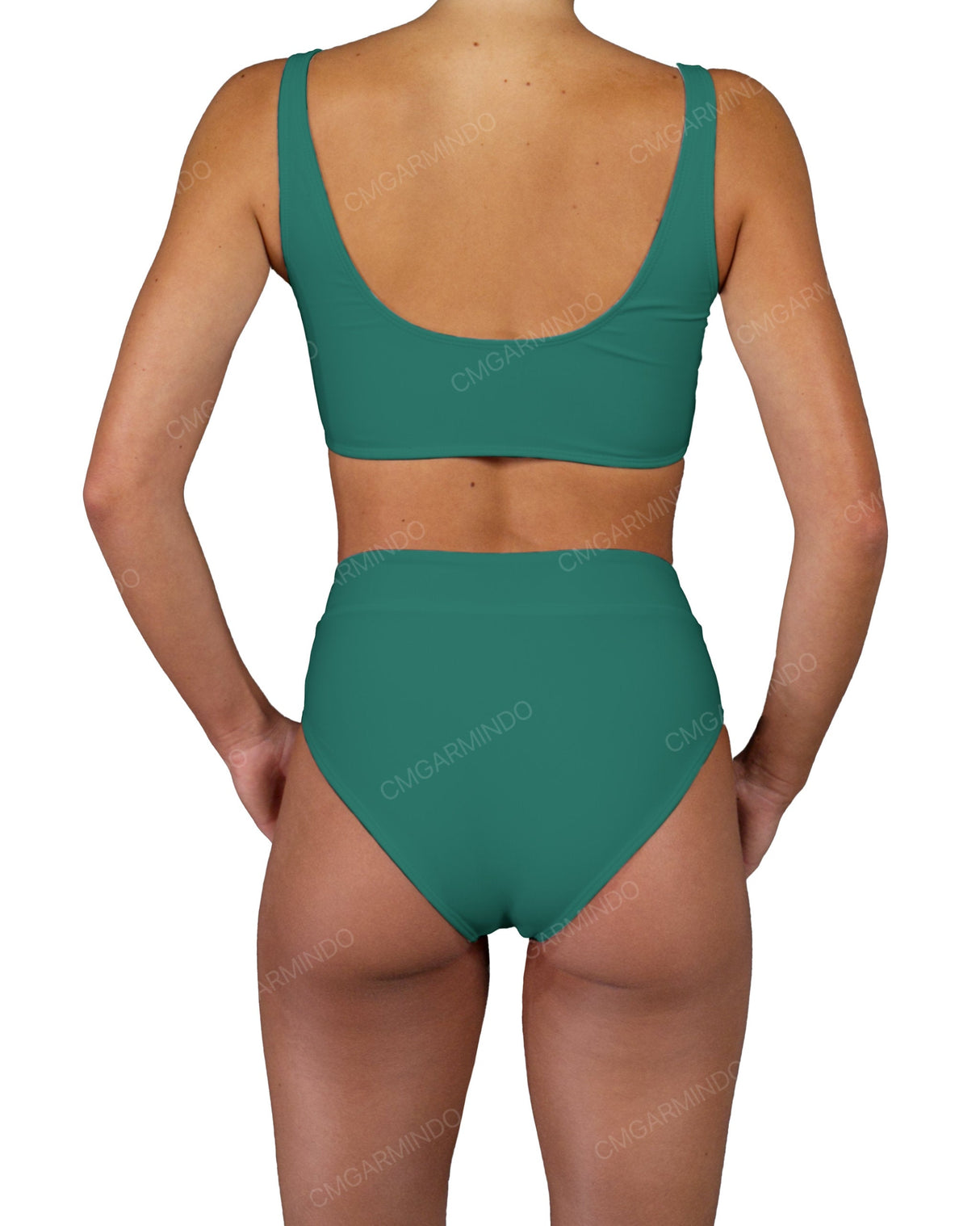V-Wrap High Waist Bottom