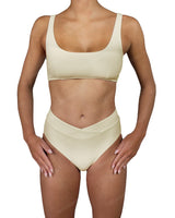 V-Wrap High Waist Bottom
