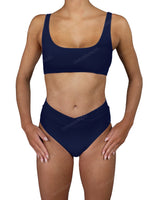 V-Wrap High Waist Bottom