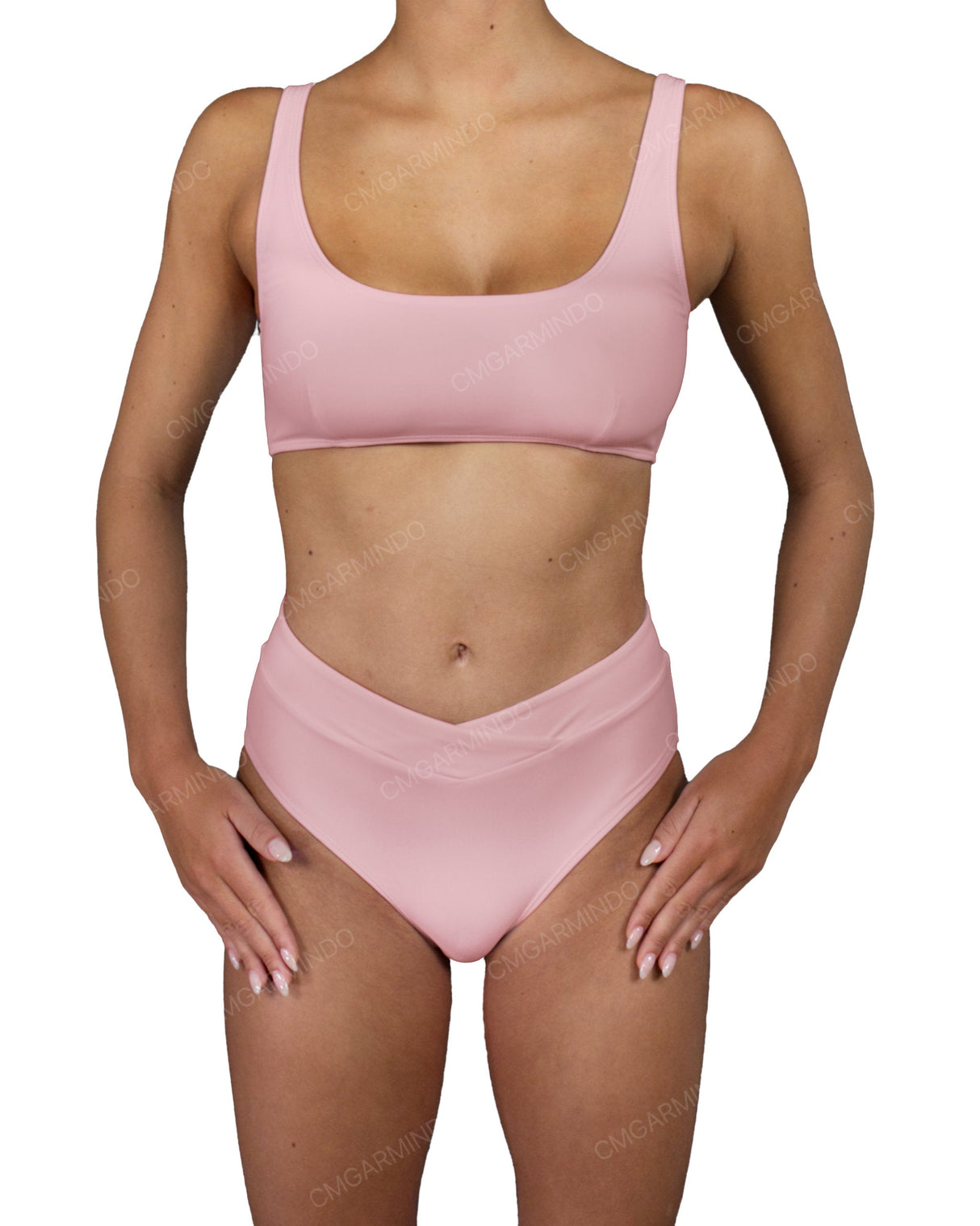 V-Wrap High Waist Bottom
