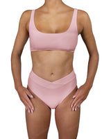 V-Wrap High Waist Bottom
