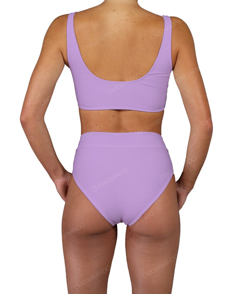 V-Wrap High Waist Bottom
