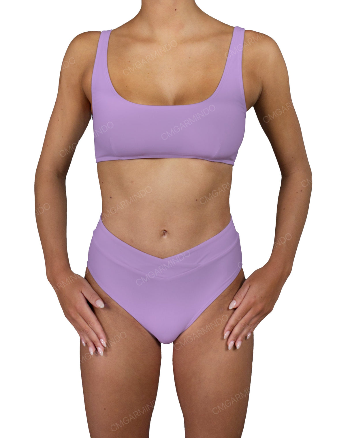 V-Wrap High Waist Bottom
