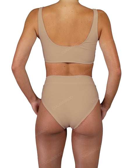 V-Wrap High Waist Bottom