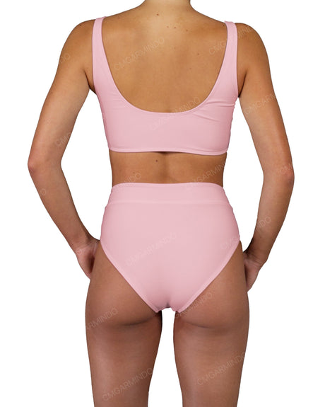 V-Wrap High Waist Bottom