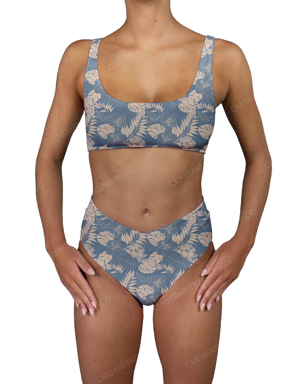 V-Wrap High Waist Bottom