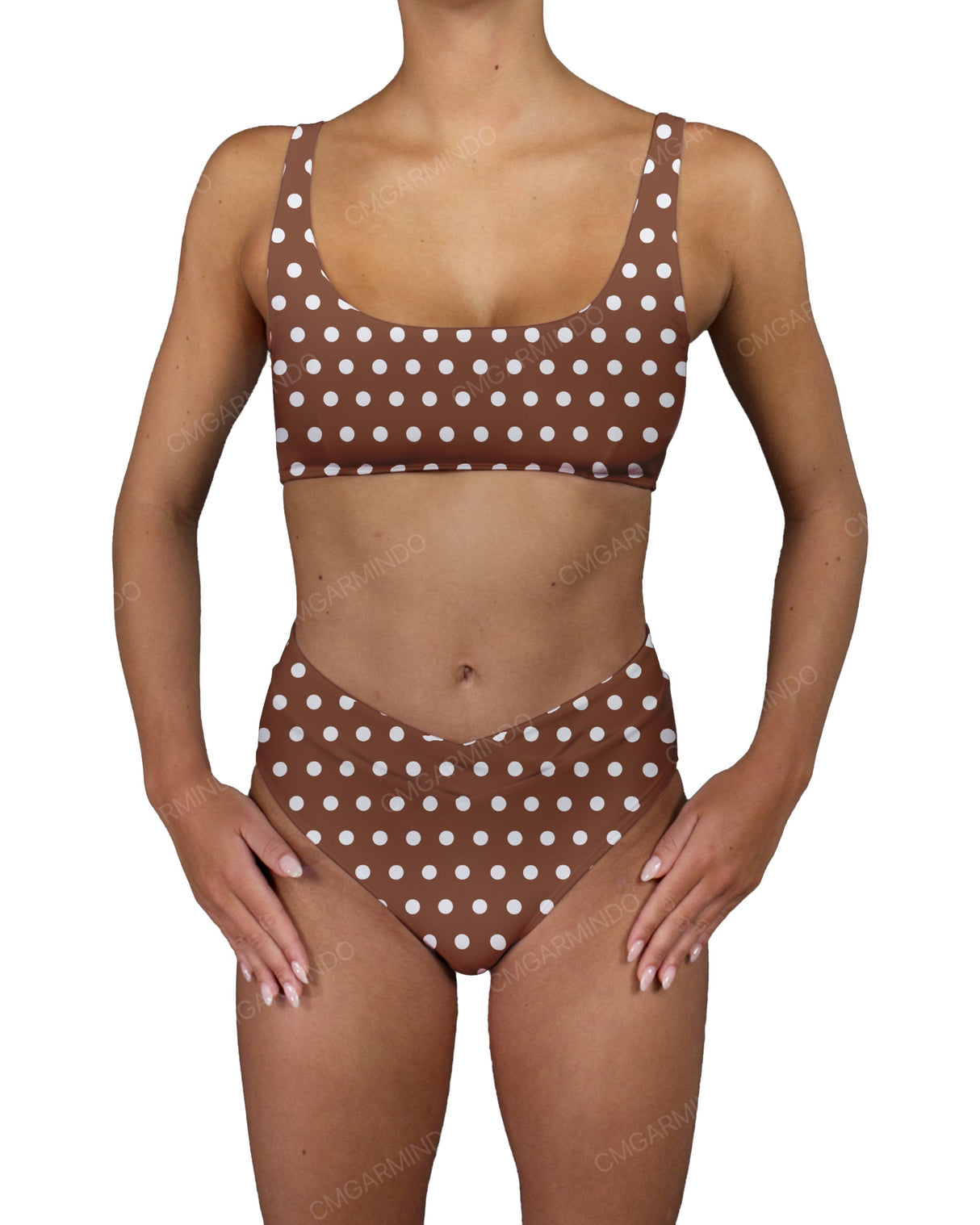 V-Wrap High Waist Bottom