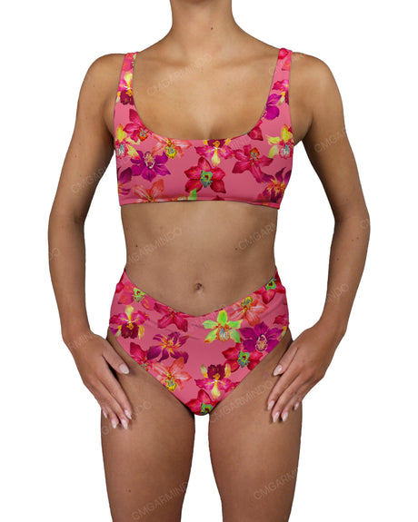 V-Wrap High Waist Bottom