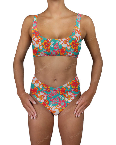 V-Wrap High Waist Bottom