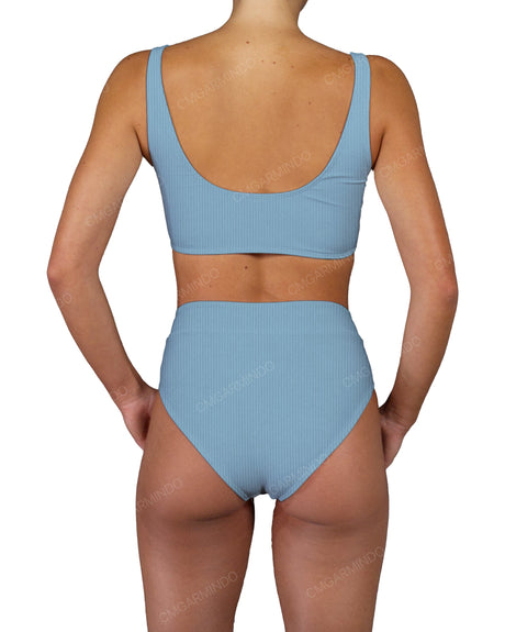 V-Wrap High Waist Bottom