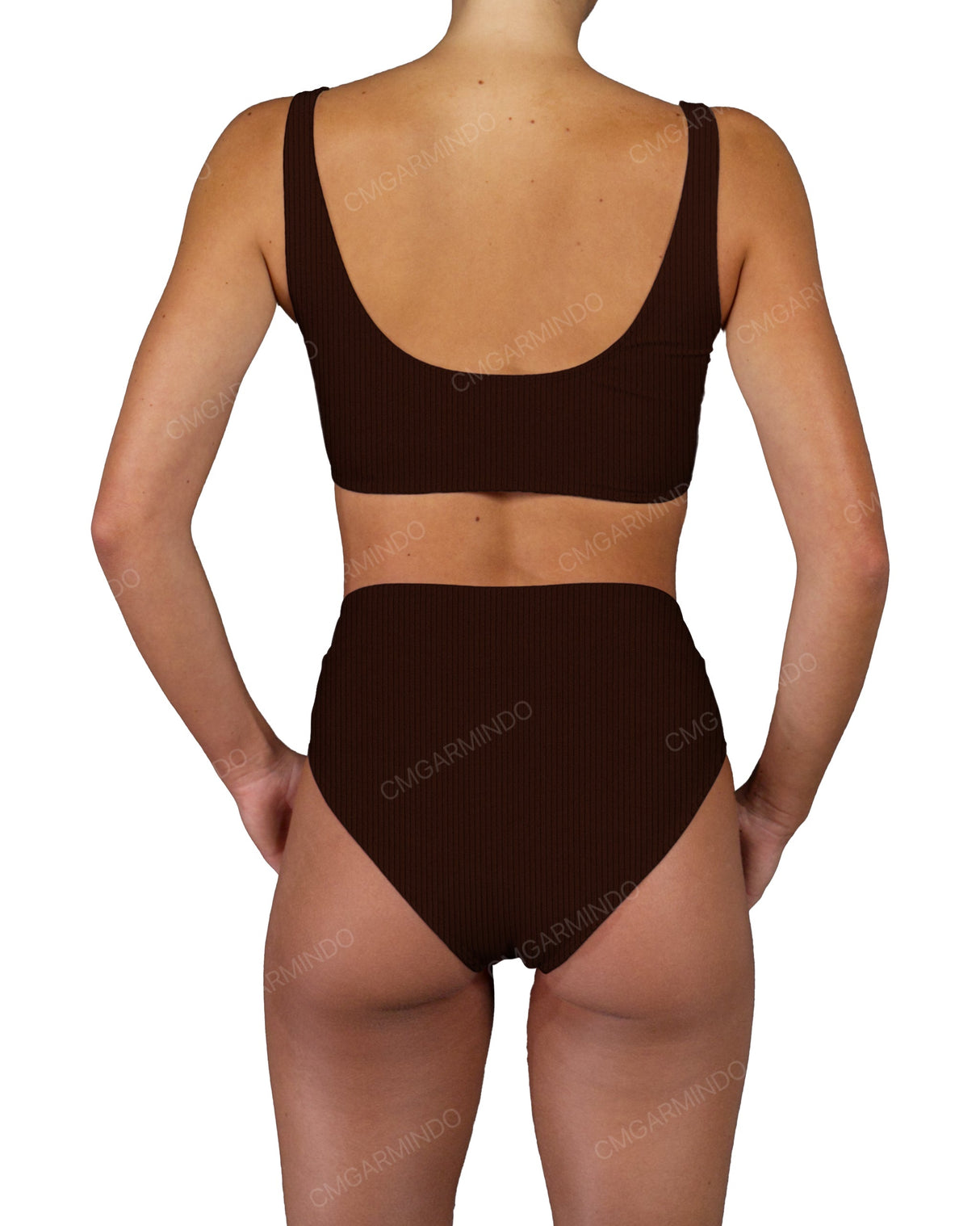V-Wrap High Waist Bottom