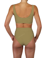 V-Wrap High Waist Bottom