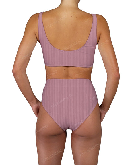 V-Wrap High Waist Bottom