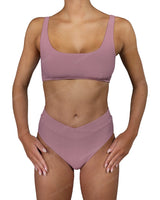 V-Wrap High Waist Bottom