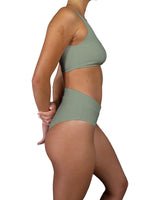 V-Wrap High Waist Bottom