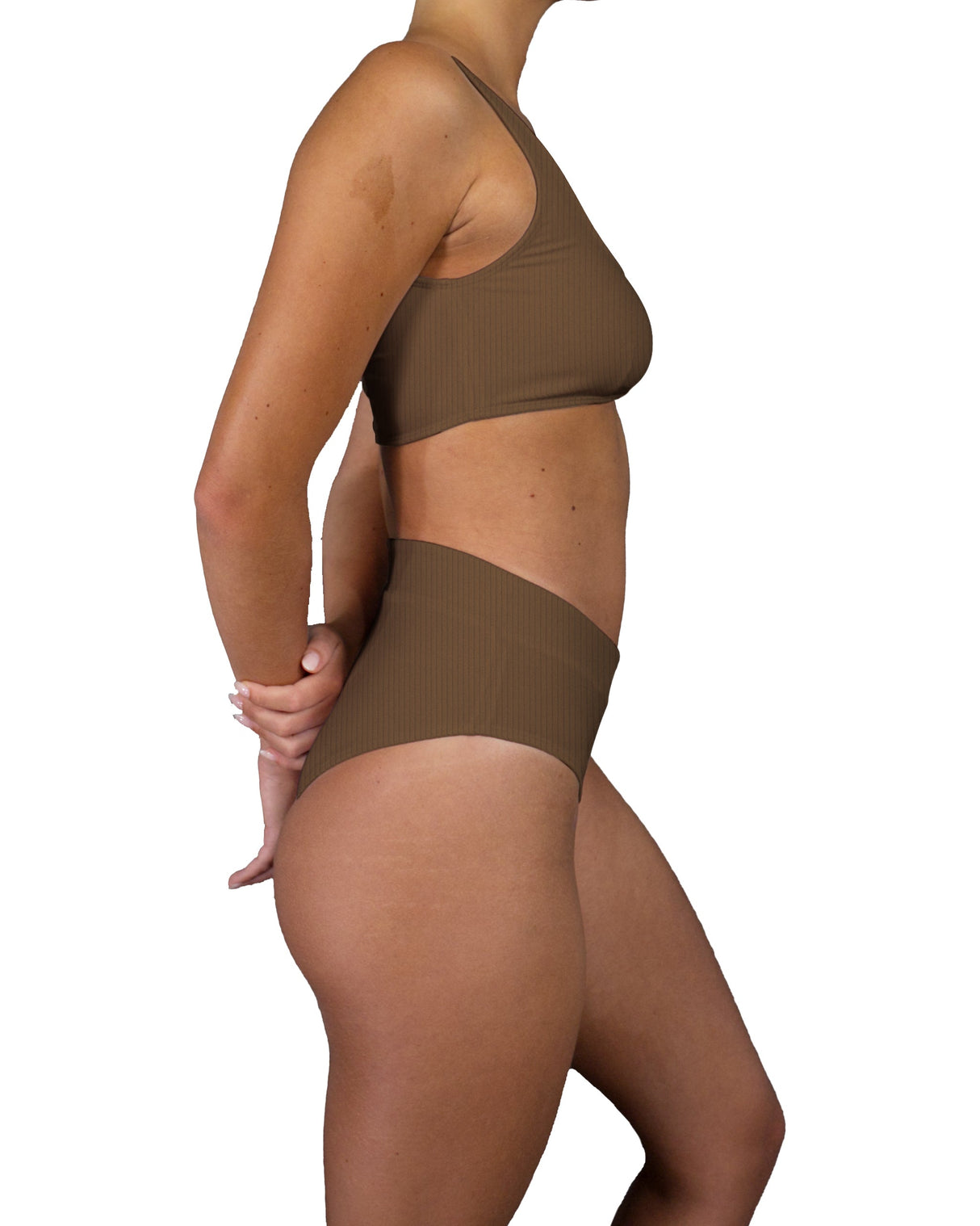 V-Wrap High Waist Bottom