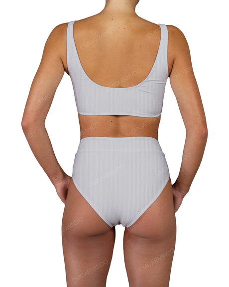 V-Wrap High Waist Bottom