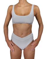 V-Wrap High Waist Bottom