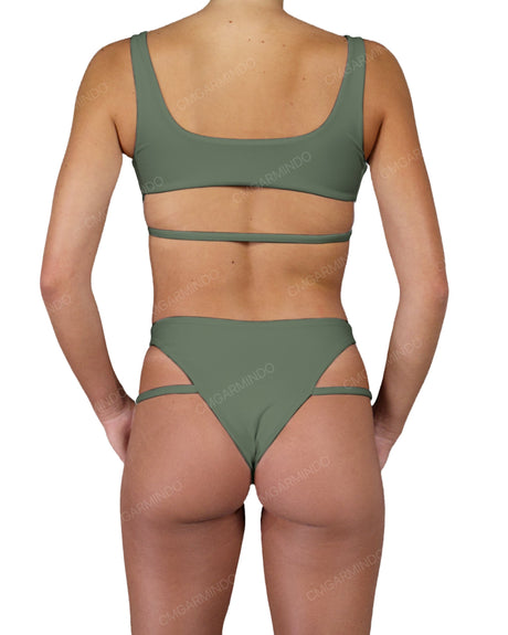 Hip Strap High Waist Bottom