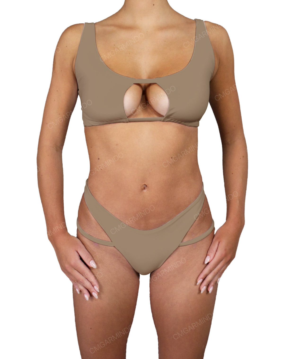 Hip Strap High Waist Bottom