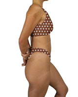 High Waist High Cut Thong Bottom