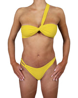 Asymmetrical Side Strap Low Waist Bottom