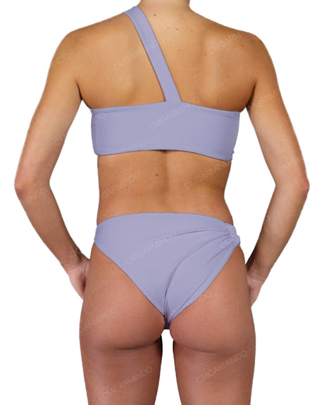 Asymmetrical Side Strap Low Waist Bottom