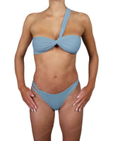 Asymmetrical Side Strap Low Waist Bottom