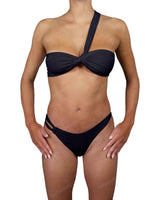 Asymmetrical Side Strap Low Waist Bottom