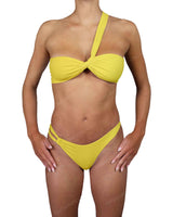 Asymmetrical Side Strap Low Waist Bottom