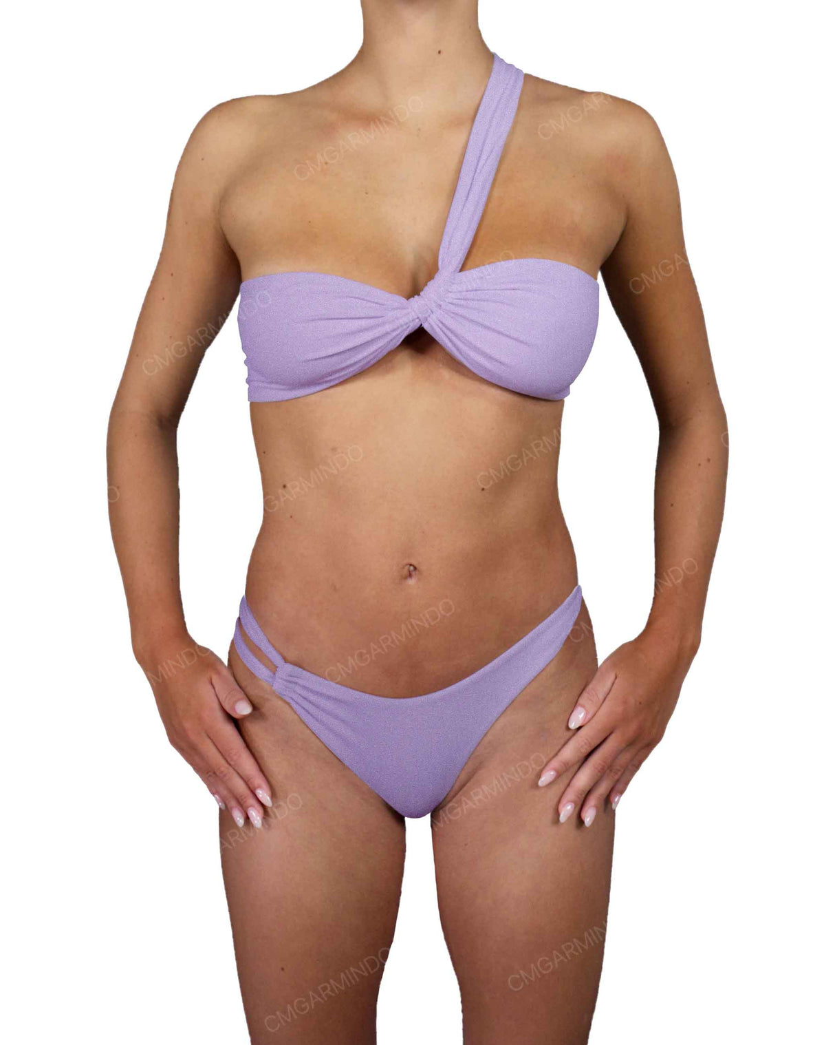 Asymmetrical Side Strap Low Waist Bottom