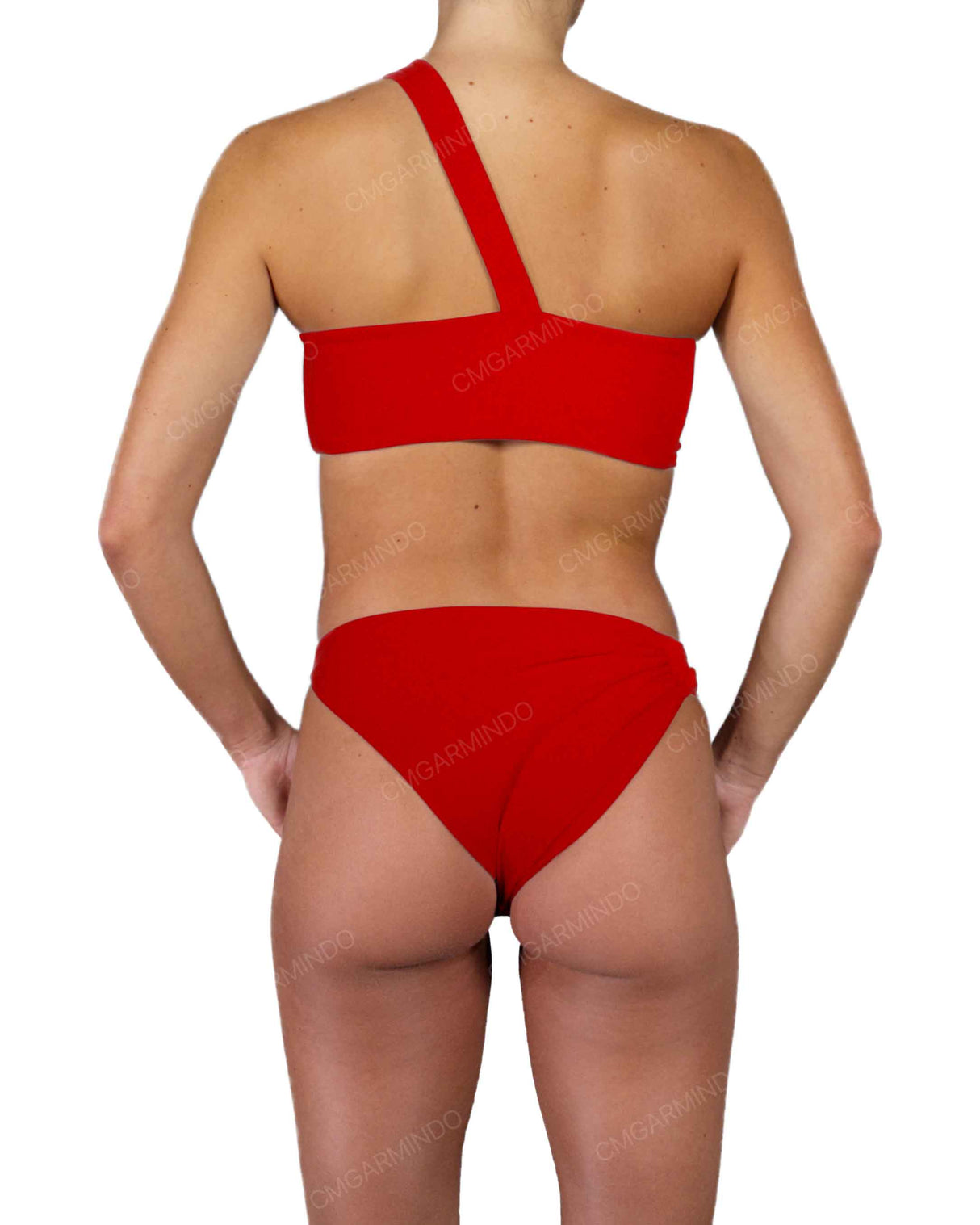 Asymmetrical Side Strap Low Waist Bottom