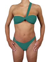Asymmetrical Side Strap Low Waist Bottom