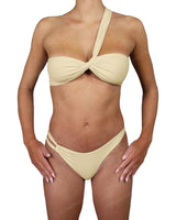Asymmetrical Side Strap Low Waist Bottom