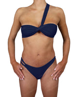 Asymmetrical Side Strap Low Waist Bottom