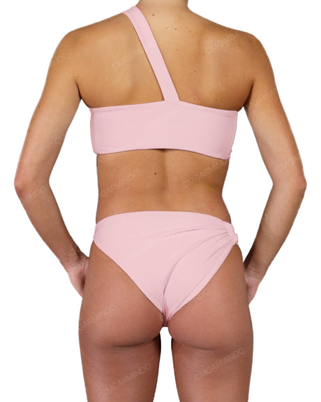 Asymmetrical Side Strap Low Waist Bottom