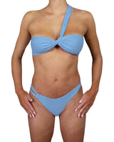 Asymmetrical Side Strap Low Waist Bottom