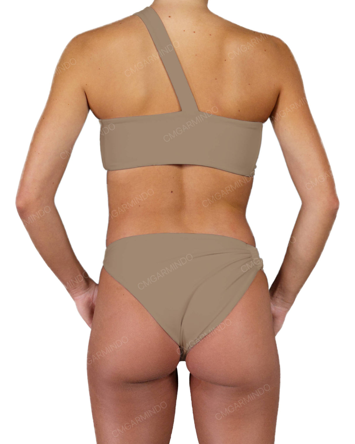 Asymmetrical Side Strap Low Waist Bottom