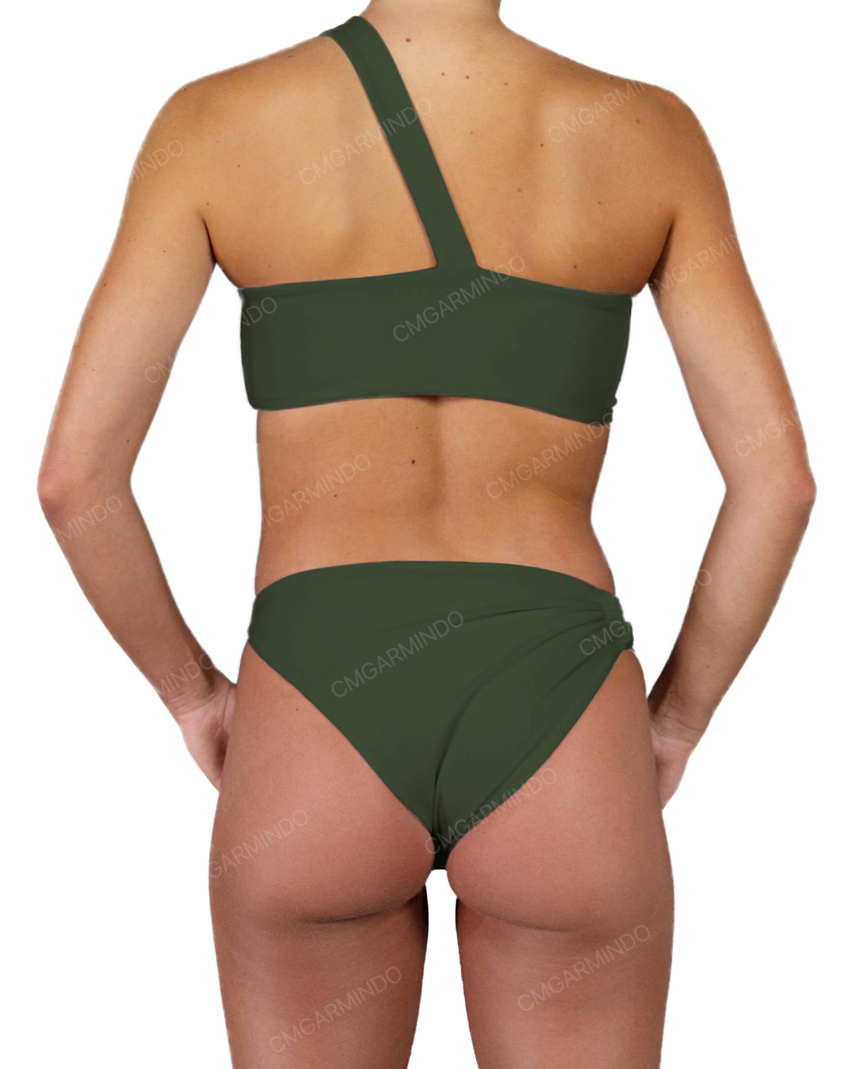 Asymmetrical Side Strap Low Waist Bottom