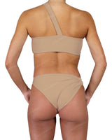 Asymmetrical Side Strap Low Waist Bottom