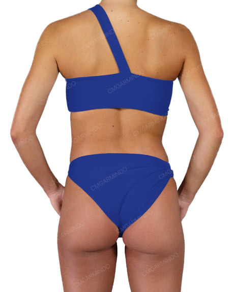 Asymmetrical Side Strap Low Waist Bottom