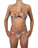 Asymmetrical Side Strap Low Waist Bottom