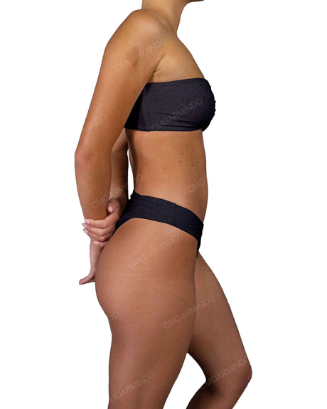 Side Scrunched High Waist Bottom