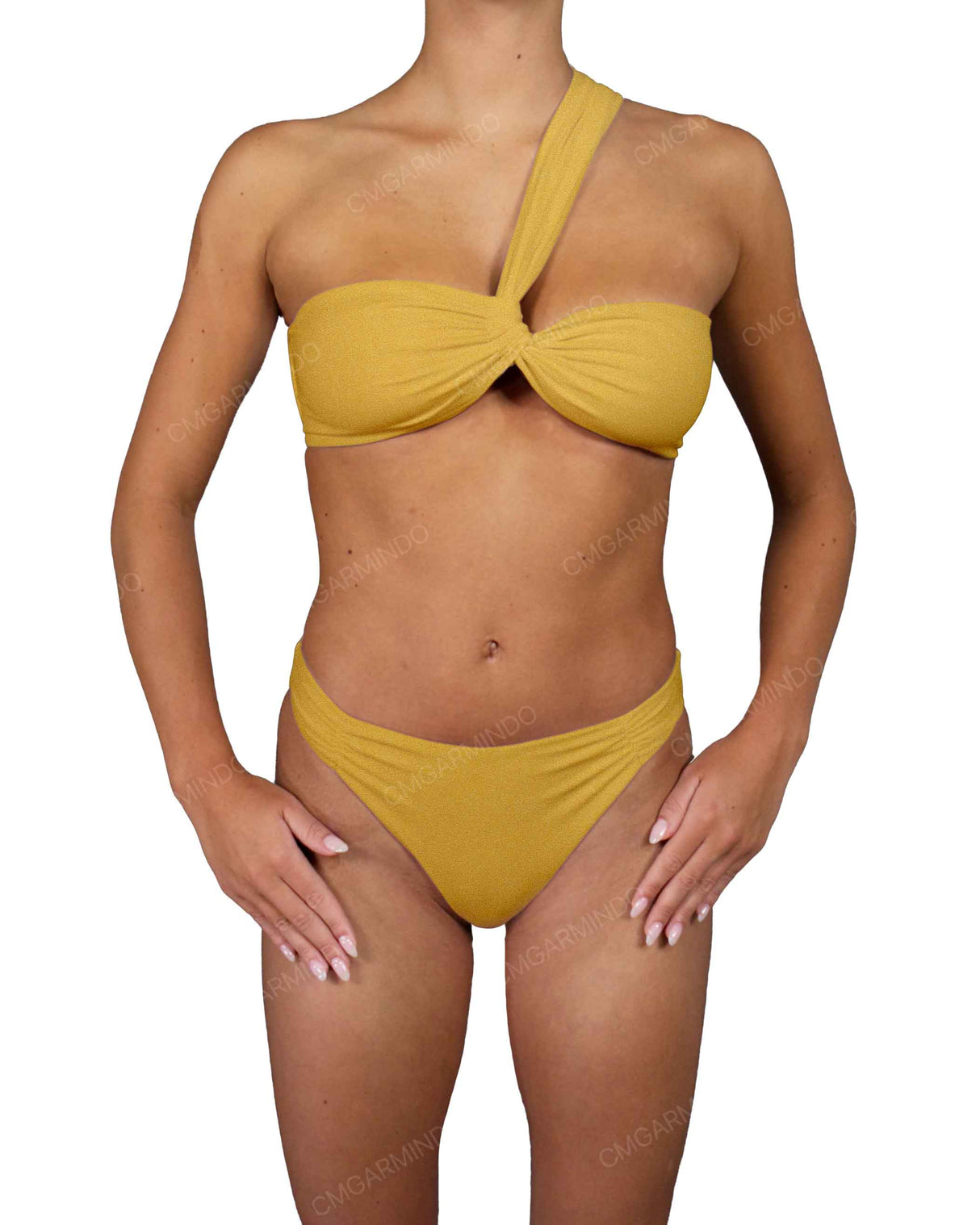 Side Scrunched High Waist Bottom