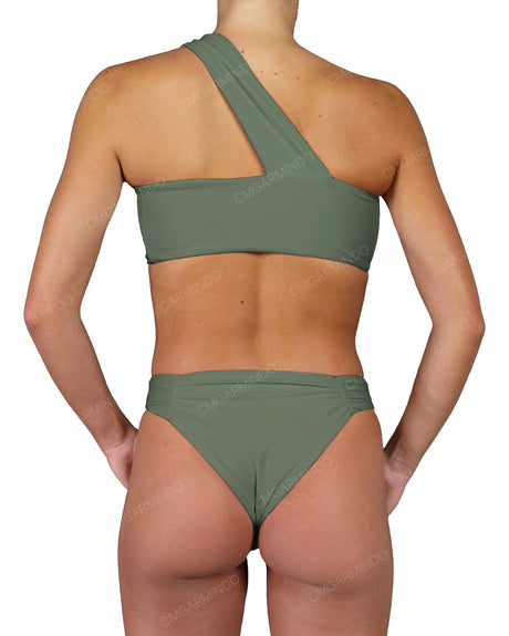 Side Scrunched High Waist Bottom